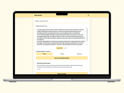 NoRe: Augmenting Journaling Experience with Generative AI for Music Creation